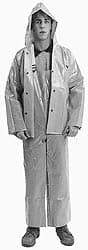 Tingley - Size S, Yellow, Chemical Jacket - 36-38" Chest, Packable Hood - Benchmark Tooling