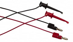 Fluke - Black/Red Electrical Test Equipment Leads Set - Use with All Models - Benchmark Tooling