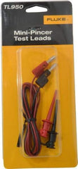 Fluke - Black/Red Electrical Test Equipment Leads Set - Use with All Models - Benchmark Tooling