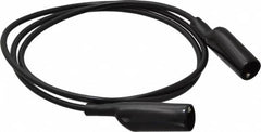 Pomona - Black Electrical Test Equipment Patch Cord - Use with Alligators Test Clips - Benchmark Tooling