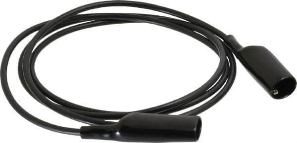 Pomona - Black Electrical Test Equipment Patch Cord - Use with Alligators Test Clips - Benchmark Tooling