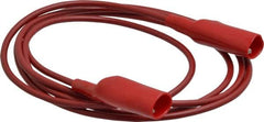 Pomona - Red Electrical Test Equipment Patch Cord - Use with Alligators Test Clips - Benchmark Tooling