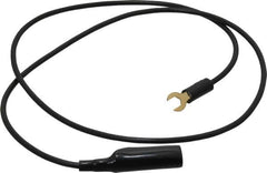 Pomona - Black Electrical Test Equipment Clip - Use with Insulated Spade Lug - Benchmark Tooling