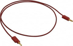 Pomona - Red Electrical Test Equipment Leads - Use with Banana Plugs - Benchmark Tooling