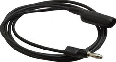 Pomona - Black Electrical Test Equipment Clip - Use with 0.300" Terminal, Banana Plugs - Benchmark Tooling