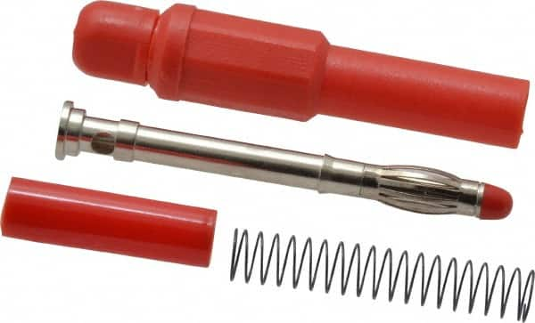 Pomona - Red Electrical Test Equipment Banana Plug - Use with Banana Plugs - Benchmark Tooling