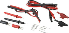 Pomona - Black/Red Electrical Test Equipment Leads Set - Use with Electronic Bench Digital Multimeters - Benchmark Tooling