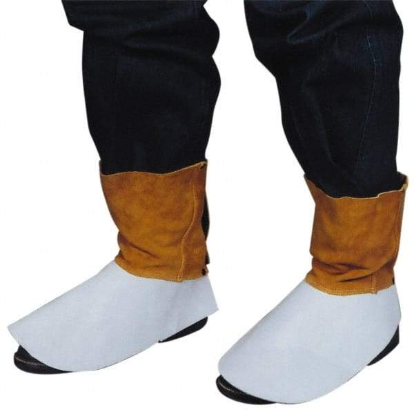 PRO-SAFE - Men's Universal (Women's Universal) Flame Resistant/Retardant Spats - Leather Upper, Gold - Benchmark Tooling