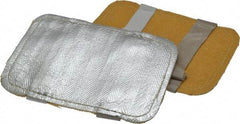Steiner - Universal Size, Silver, Aluminized Leather, Glove Pad - Unlined, 8" OAL - Benchmark Tooling