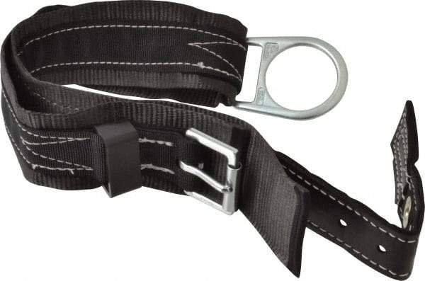 Miller - Size L, 39 to 47 Inch Waist, 3 Inch Wide, Single D Ring Style Body Belt - Nylon Webbing, Include Comfort Pad, Tongue Buckle Connection - Benchmark Tooling