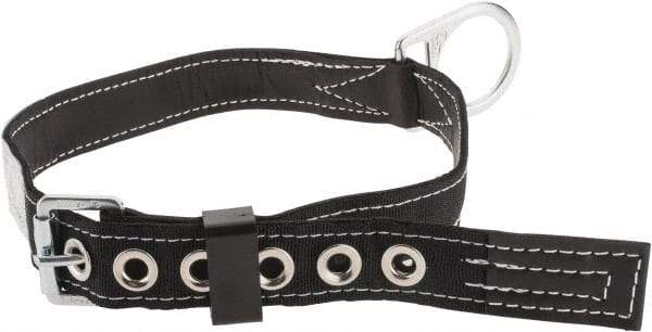 Miller - Size M, 35 to 43 Inch Waist, 1-3/4 Inch Wide, Single D Ring Style Body Belt - Nylon Webbing, Tongue Buckle Connection - Benchmark Tooling