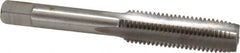 Interstate - 7/16-18 UNS 3B 4 Flute Bright Finish High Speed Steel Straight Flute Standard Hand Tap - Plug, Right Hand Thread, 3-5/32" OAL, 1-7/16" Thread Length, H3 Limit, Oversize - Exact Industrial Supply