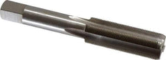 Interstate - 9/16-30 UNS 3B 4 Flute Bright Finish High Speed Steel Straight Flute Standard Hand Tap - Bottoming, Right Hand Thread, 3-19/32" OAL, 1-21/32" Thread Length, H3 Limit, Oversize - Exact Industrial Supply