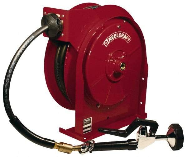 Reelcraft - 35' Spring Retractable Hose Reel - 250 psi, Hose Included - Benchmark Tooling