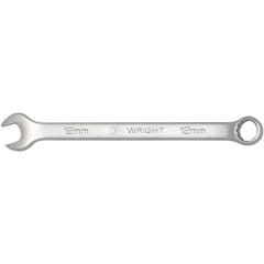 Combination Wrench: Alloy Steel, Satin Finish