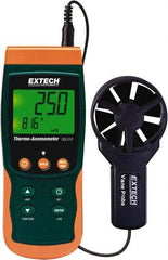 Extech - 0.4 to 25 m/Sec Air Thermo Anemometer - 122°F Max - Benchmark Tooling