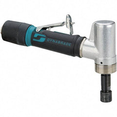 Dynabrade - 1/4" Collet, Angle Handle, Air Angle Die Grinder - 3,200 RPM, Rear Exhaust, 26 CFM, 0.4 hp, 90 psi, 1/4 NPT Inlet - Benchmark Tooling