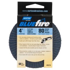 4″ × 5/8″ Flap Disc BlueFire Type 29 Fiberglass Plate 80 Grit - Benchmark Tooling