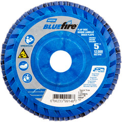 5 × 7/8″ BlueFire Plastic Flat Flap Disc Type 27 P36 Grit R884P Zirconia Alumina - Benchmark Tooling