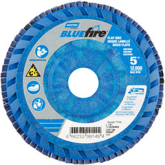 5 × 7/8″ BlueFire Plastic Flat Flap Disc Type 27 P40 Grit R884P Zirconia Alumina - Benchmark Tooling