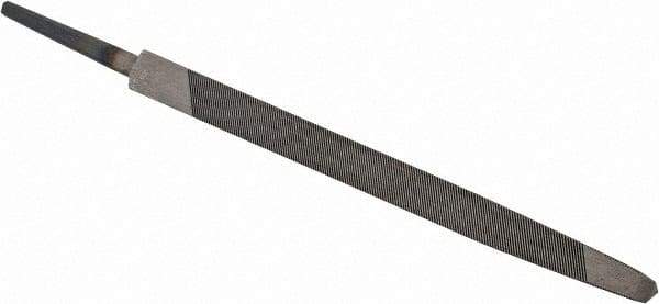 Value Collection - 4" Long, Taper American-Pattern File - Single Cut, 0.21" Overall Thickness, Tang - Benchmark Tooling