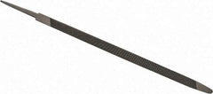 Value Collection - 9-3/4" Long, Taper American-Pattern File - Single Cut, 0.33" Overall Thickness, Tang - Benchmark Tooling