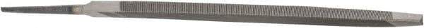 Value Collection - 6.44" Long, Taper American-Pattern File - Single Cut, 1/4" Overall Thickness, Tang - Benchmark Tooling