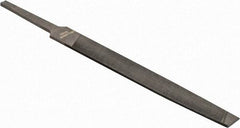 Value Collection - 5.3" Long, Smooth Cut, Mill American-Pattern File - Single Cut, 0.1" Overall Thickness, Tang - Benchmark Tooling