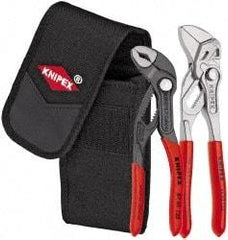 Knipex - 2 Piece Pipe Wrench & Water Pump Plier Set - Comes in Belt Pack - Benchmark Tooling