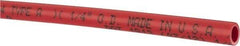 Eaton - 0.17" ID x 1/4" OD, 0.04" Wall Thickness, Cut to Length (1000' Standard Length) Thermoplastic Tube - Red, 1200 Max psi - Benchmark Tooling