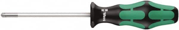 Wera - 4" Blade Length Tri-Point Screwdriver - 8" OAL - Benchmark Tooling