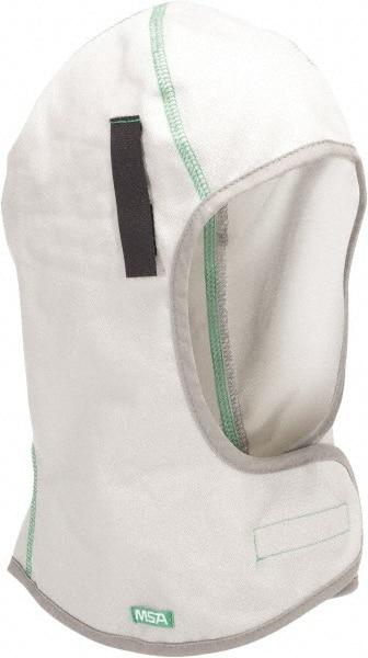 MSA - Universal Size, White/Gray/Green, Underneath Hard Hat Winter Liner - Long Neck Length, 1 Layer - Benchmark Tooling