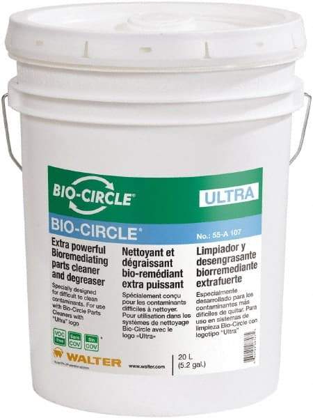 Bio-Circle - 5.3 Gal Bucket Parts Washer Fluid - Water-Based - Benchmark Tooling