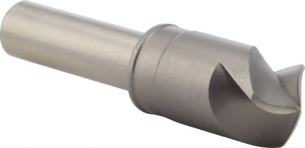 M.A. Ford - 3/4" Head Diam, 1/2" Shank Diam, 3 Flute 120° High Speed Steel Countersink - Benchmark Tooling