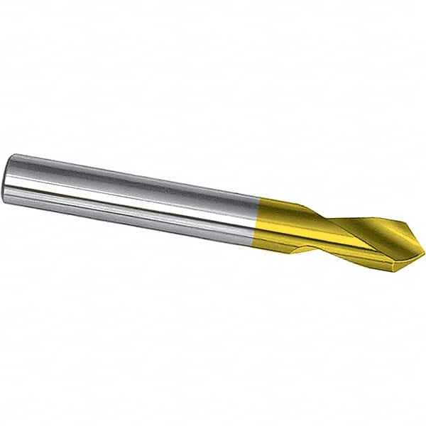 Magafor - 14mm Body Diam, 90°, 4-1/2" OAL, Cobalt Spotting Drill - Benchmark Tooling