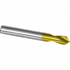 Magafor - 1/8" Body Diam, 90° Point, Cobalt, 2" Overall Length, Spotting Drill - Benchmark Tooling