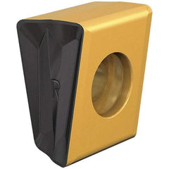 Iscar - T490 LNHT130650 Grade IC330 Carbide Milling Insert - TiCN/TiN Finish, 0.49" Thick, 5mm Corner Radius - Benchmark Tooling