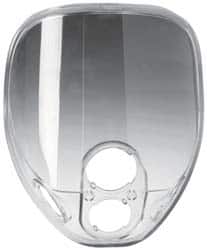 3M - Full Face Mask Replacement Lens - Facepiece Replacement Parts and Adapters - Benchmark Tooling