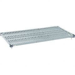 Metro - 42" Wide, 1-1/2" High, Open Shelving Shelf - Polymer, 18" Deep, Use with Metro Max Q - Benchmark Tooling