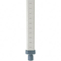 Metro - 13" High, Open Shelving Post - Polymer, Use with Metro Max I Shelving - Benchmark Tooling