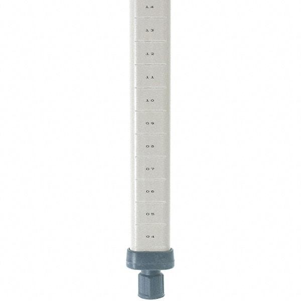 Metro - 33" High, Open Shelving Post - Polymer, Use with Metro Max I Shelving - Benchmark Tooling