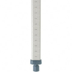 Metro - 33" High, Open Shelving Post - Polymer, Use with Metro Max I Shelving - Benchmark Tooling