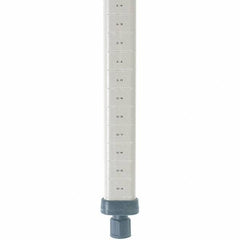 Metro - 63" High, Open Shelving Post - Polymer, Use with Metro Max I Shelving - Benchmark Tooling