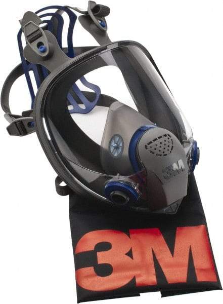 3M - Series FF-400, Size S Full Face Respirator - 6-Point Suspension, Bayonet Connection - Benchmark Tooling