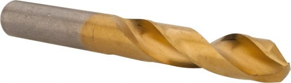 Hertel - 0.397" 135° Spiral Flute High Speed Steel Screw Machine Drill Bit - Benchmark Tooling