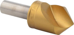 M.A. Ford - 1" Head Diam, 1/2" Shank Diam, 1 Flute 90° High Speed Steel Countersink - Benchmark Tooling