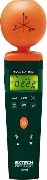 Extech - 3-1/2 Ghz Max, LCD Display, RF and EMF Meter - 9V Power Supply - Benchmark Tooling