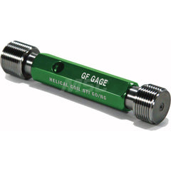 Plug Thread Gage: 9/16-12 Thread, 2B Class, Double End, Go & No Go Handle Included