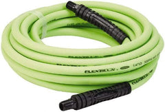 Legacy - 1/4" ID x 0.46" OD 25' Long Multipurpose Air Hose - MNPT x MNPT Ends, 300 Working psi, 140°, 1/4" Fitting, Green - Benchmark Tooling