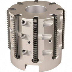 Vargus - 1.929" Cut Diam, 7.874" Max Depth of Cut, 3/4" Arbor Hole Diam, Internal/External Indexable Thread Mill - Insert Style 40L, 7 Inserts, Toolholder Style RTMC-D, 1.97" OAL - Benchmark Tooling